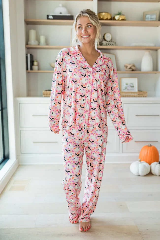 Under The Stars In Haunted Honey Pajama Bamboo Pants FINAL SALE sold by Pink Lily product image thumbnail 2