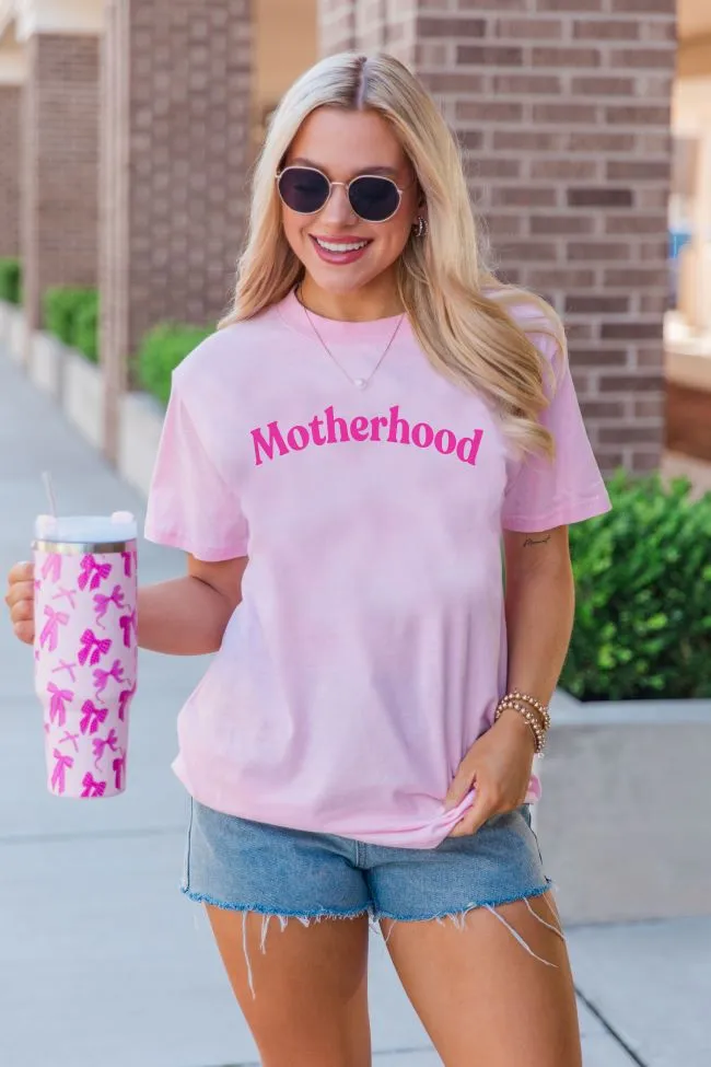 Motherhood Light Pink Graphic Tee sold by Pink Lily