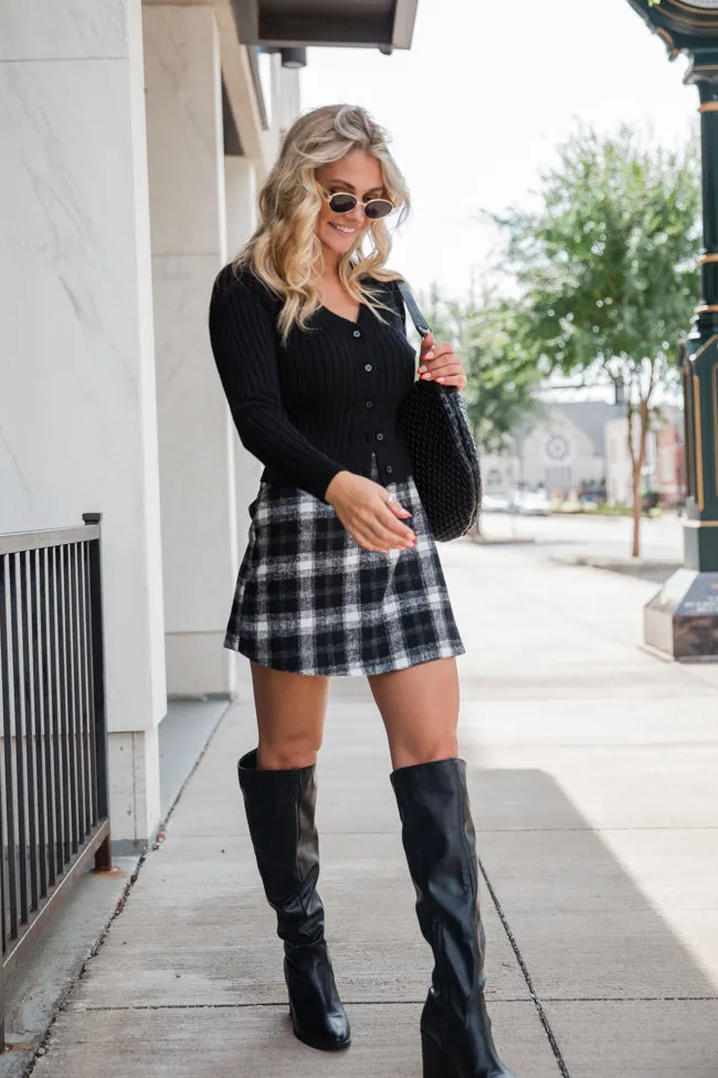 What You Needed Black Ribbed Cardigan FINAL SALE sold by Pink Lily product image thumbnail 2