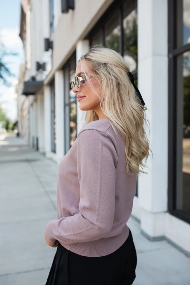 Let's Be Honest Mocha V-Neck Sweater FINAL SALE sold by Pink Lily product image thumbnail 3