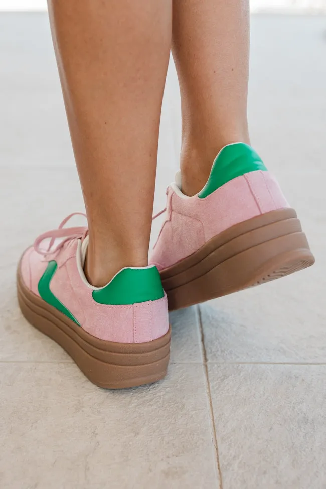 Jules Pink and Green Sneaker sold by Pink Lily product image thumbnail 4