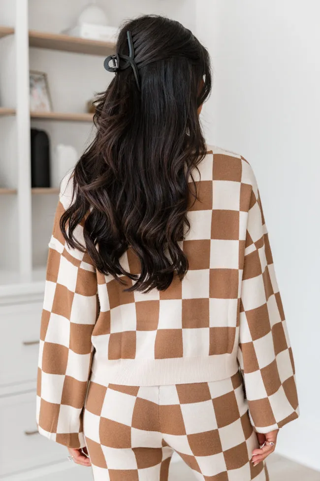 Always The One Mocha And Beige Sweater Set sold by Pink Lily product image thumbnail 5