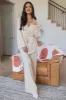 Right At Home Beige Pajama Pants FINAL SALE sold by Pink Lily