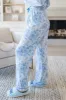 Under The Stars In Blue Floral Fantasy Bamboo Pajama Pants FINAL SALE sold by Pink Lily