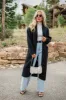 Go Where You Choose Black Long Cardigan FINAL SALE sold by Pink Lily