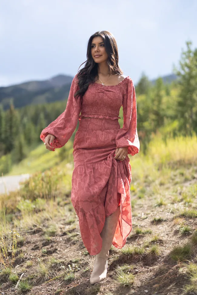 Top Of The World Terracotta Long Sleeve Top FINAL SALE sold by Pink Lily product image thumbnail 2