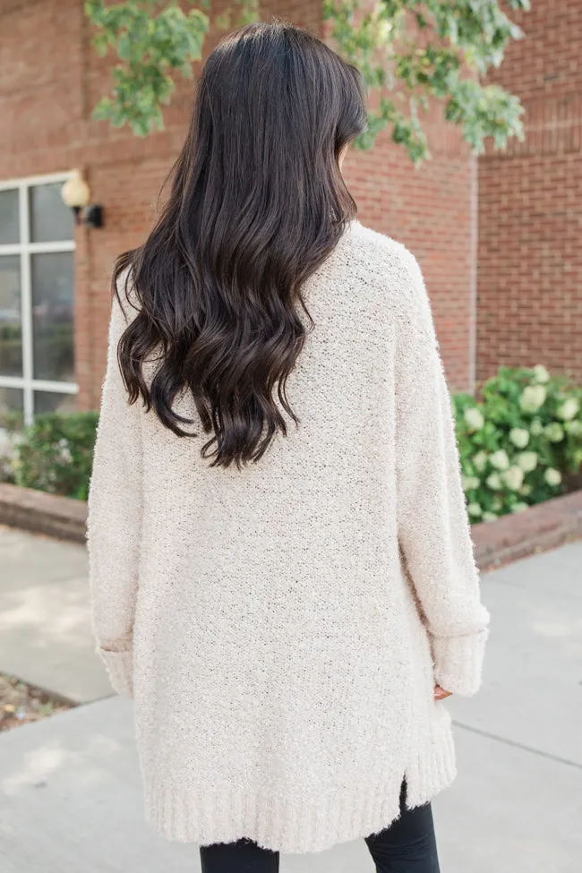 All Time Fav Beige Fuzzy Cardigan sold by Pink Lily product image thumbnail 5