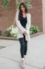 All Time Fav Beige Fuzzy Cardigan sold by Pink Lily