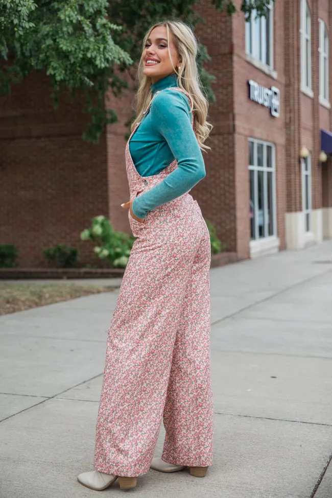 Moment Of Truth Multi Printed Cord Overalls FINAL SALE sold by Pink Lily product image thumbnail 4