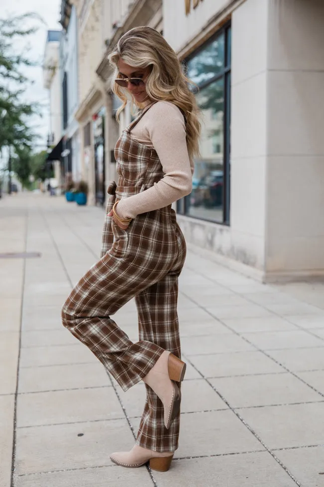 So Plaid You're Mine Multi Belted Jumpsuit FINAL SALE sold by Pink Lily product image thumbnail 4