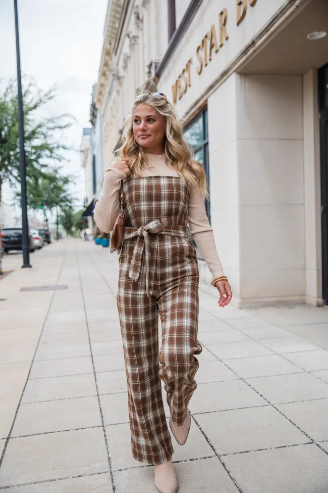 So Plaid You're Mine Multi Belted Jumpsuit FINAL SALE sold by Pink Lily product image thumbnail 2