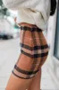 Plaid To Meet You Camel Skirt sold by Pink Lily