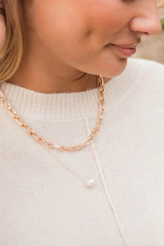 Pearl Layering Necklace sold by Pink Lily
