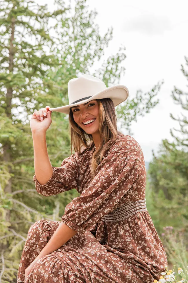 Cream Western Hat FINAL SALE sold by Pink Lily
