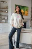 I Heart Leftovers Cream Oversized Graphic Sweatshirt sold by Pink Lily