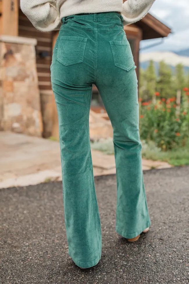 I Can't Forget Green Button Fly Corduroy Pants sold by Pink Lily product image thumbnail 4
