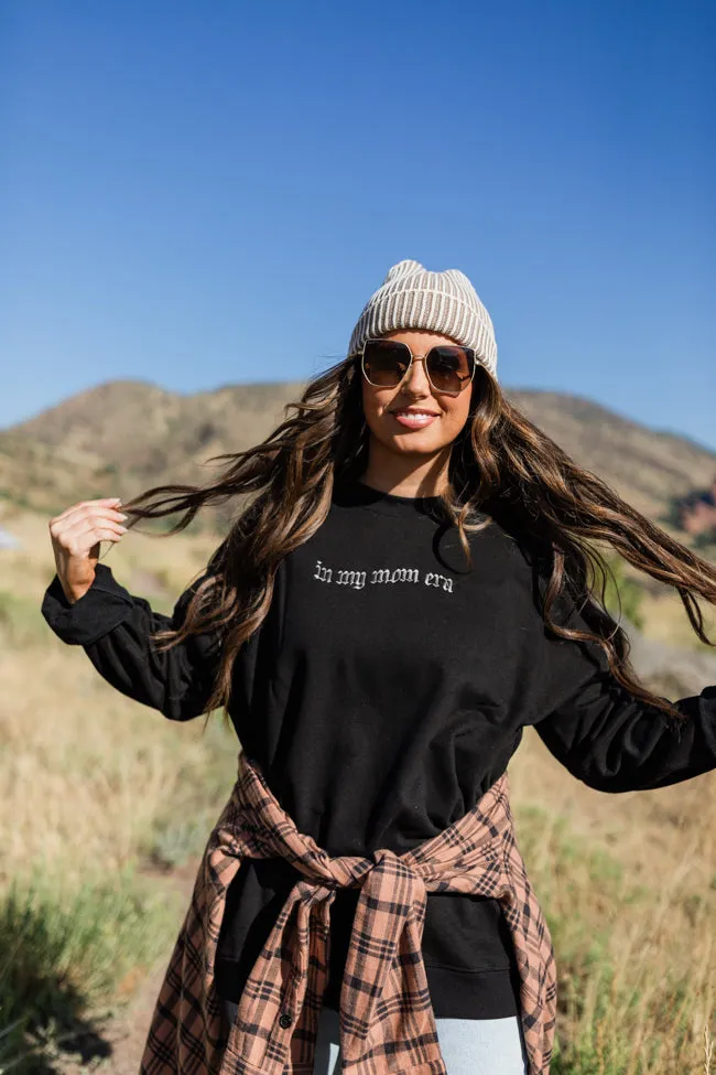 Lexi Embroidered Black Oversized Graphic Sweatshirt Emily Fauver X Pink Lily sold by Pink Lily