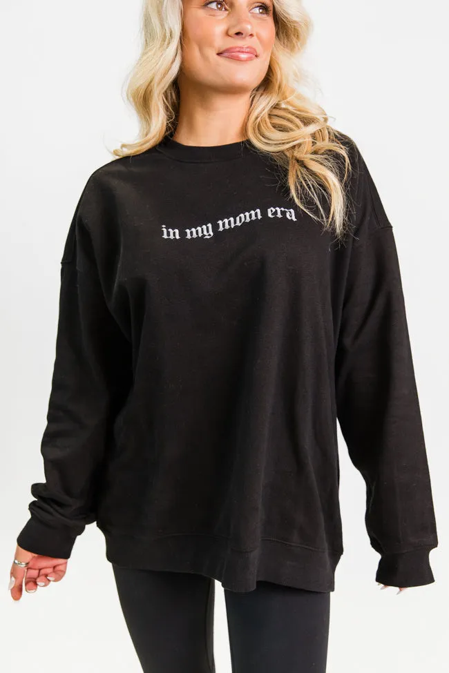 Lexi Embroidered Black Oversized Graphic Sweatshirt Emily Fauver X Pink Lily sold by Pink Lily product image thumbnail 5