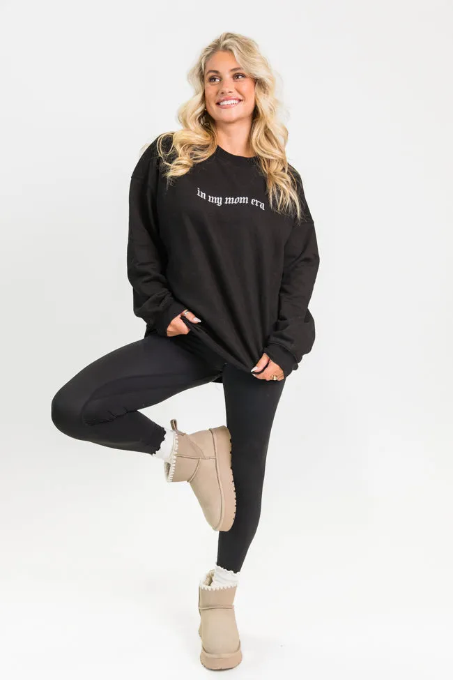 Lexi Embroidered Black Oversized Graphic Sweatshirt Emily Fauver X Pink Lily sold by Pink Lily product image thumbnail 4