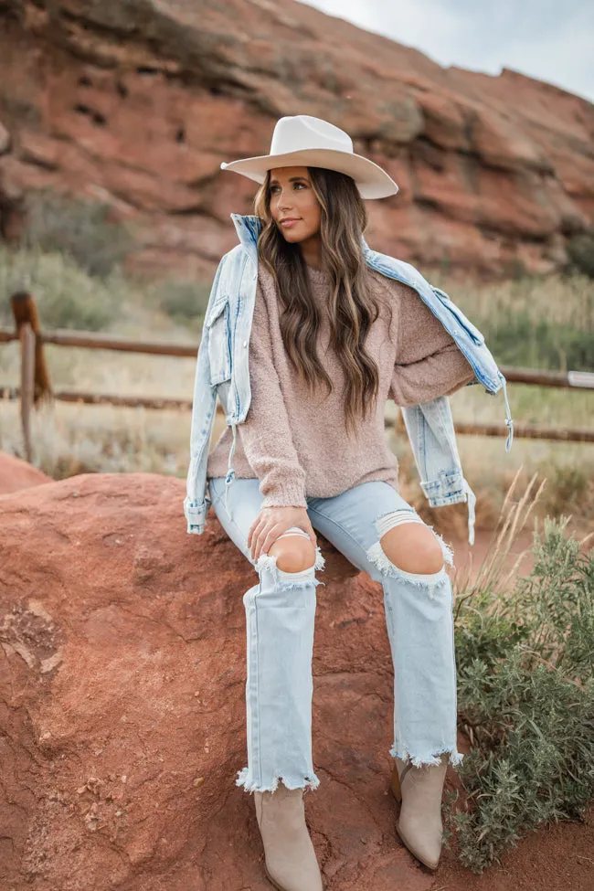 Danae Distressed Jeans Emily Fauver X Pink Lily sold by Pink Lily product image thumbnail 2