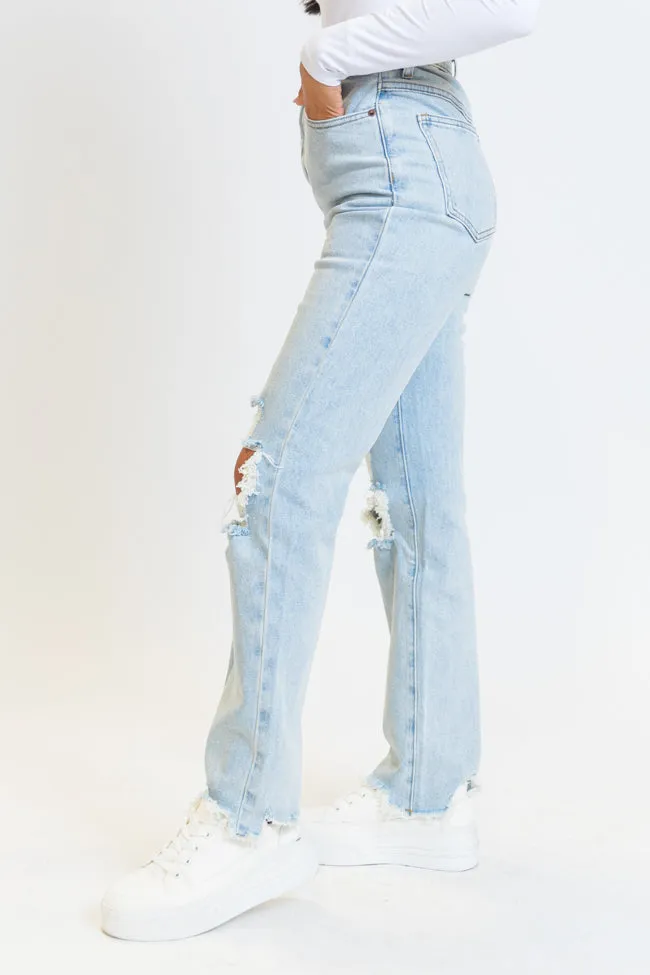 Danae Distressed Jeans Emily Fauver X Pink Lily sold by Pink Lily product image thumbnail 5