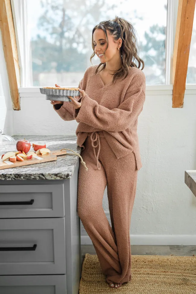 Dawn Teddy Fuzzy Lounge Pants Emily Fauver X Pink Lily sold by Pink Lily product image thumbnail 4