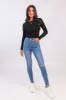 Chelsie Light Wash Busted Knee Jeans FINAL SALE sold by Pink Lily