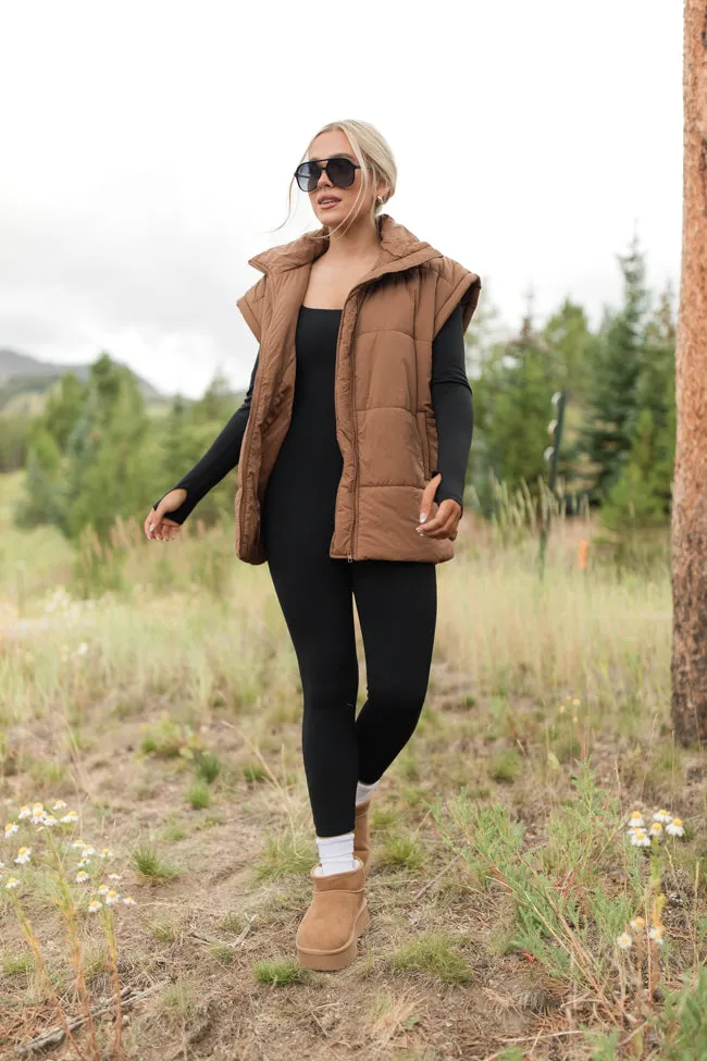 Power Play Black Square Neck Active Long Sleeve Jumpsuit FINAL SALE sold by Pink Lily product image thumbnail 2
