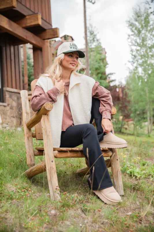 Make The Call Cream Quilted Vest FINAL SALE sold by Pink Lily