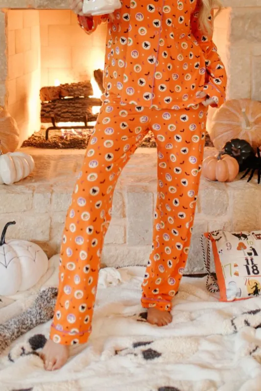 Creepy Cute Halloween Cookie Bamboo Pajama Pants  FINAL SALE sold by Pink Lily