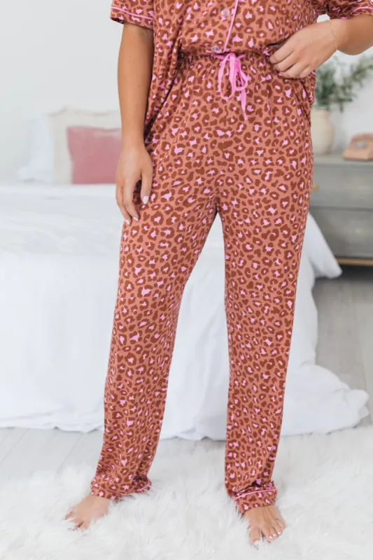 Under The Stars In Pink Catwalk Couture Bamboo Pajama Pants FINAL SALE sold by Pink Lily
