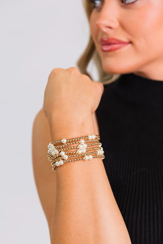 Pearl Stretch Beaded Set sold by Pink Lily product image thumbnail 2