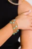 Turquoise Cross Beaded Bracelet Set sold by Pink Lily