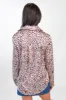 Not Kitten Satin Leopard Button Front Blouse FINAL SALE sold by Pink Lily