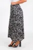 Pleats and Thank You Black Floral Maxi Skirt FINAL SALE sold by Pink Lily