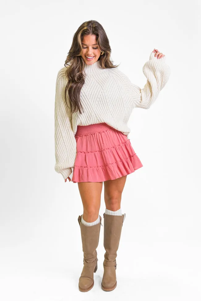 Through The Garden Rose Solid Mini Skort SALE sold by Pink Lily product image thumbnail 2