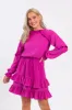 Pinch Me Pink Ruffle Detail Mini Dress FINAL SALE sold by Pink Lily