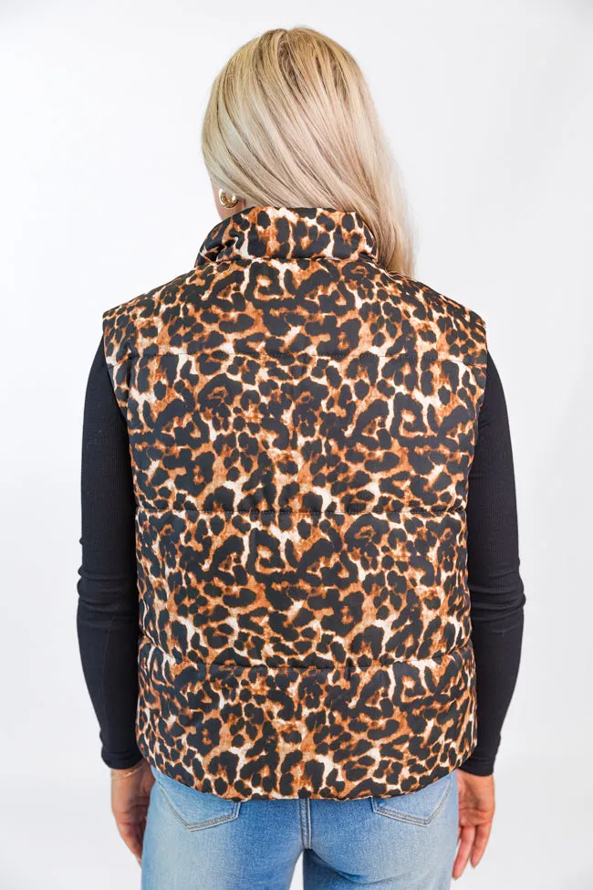 Set Out In Untamed Elegance Puffer Vest FINAL SALE sold by Pink Lily product image thumbnail 4