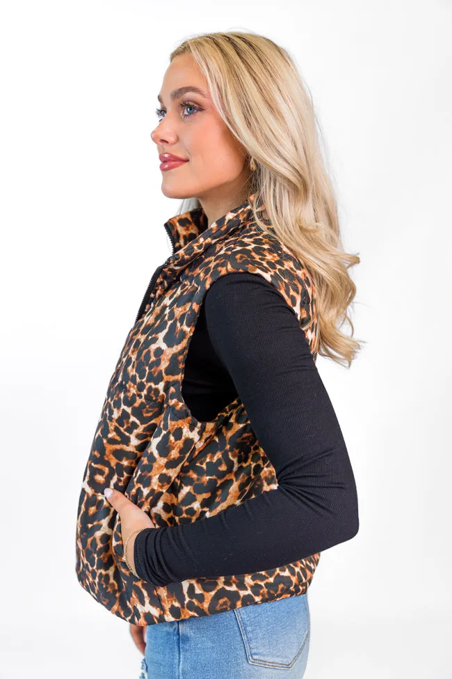 Set Out In Untamed Elegance Puffer Vest FINAL SALE sold by Pink Lily product image thumbnail 3