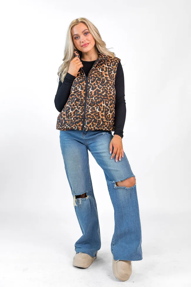 Set Out In Untamed Elegance Puffer Vest FINAL SALE sold by Pink Lily product image thumbnail 2