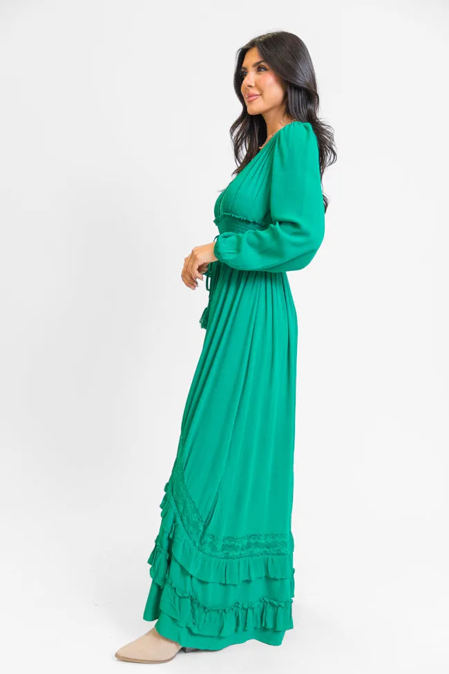 Lucky To Have You Jade Maxi Dress FINAL SALE sold by Pink Lily product image thumbnail 4