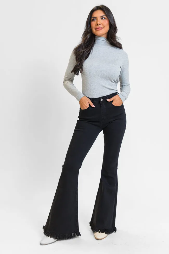 Maren Black Wash Stretchy Flare Jeans FINAL SALE sold by Pink Lily