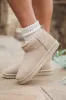 Georgia Light Beige Mini Boot sold by Pink Lily