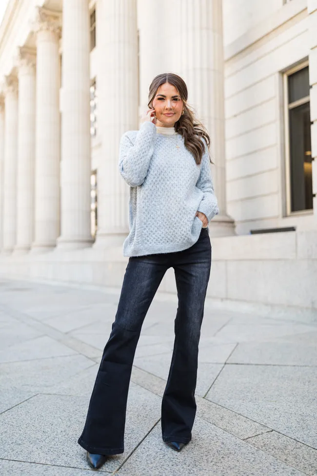 Midnight Moves Black Flared Jeans Amber Massey X Pink Lily sold by Pink Lily