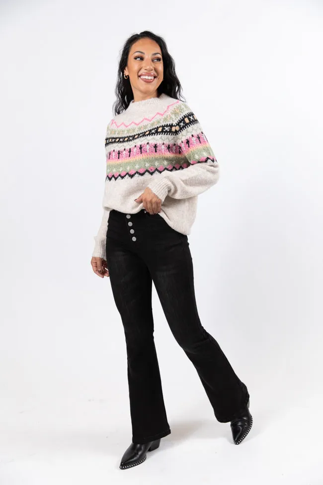 Midnight Moves Black Flared Jeans Amber Massey X Pink Lily sold by Pink Lily product image thumbnail 5