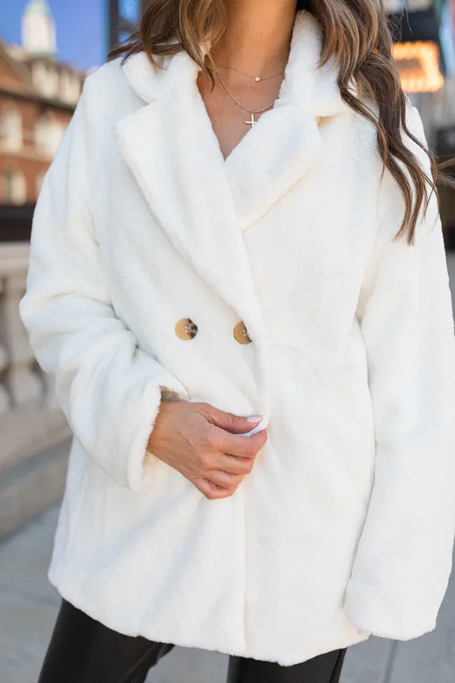 Wilmington Winters Ivory Fur Coat Amber Massey X Pink Lily sold by Pink Lily product image thumbnail 4