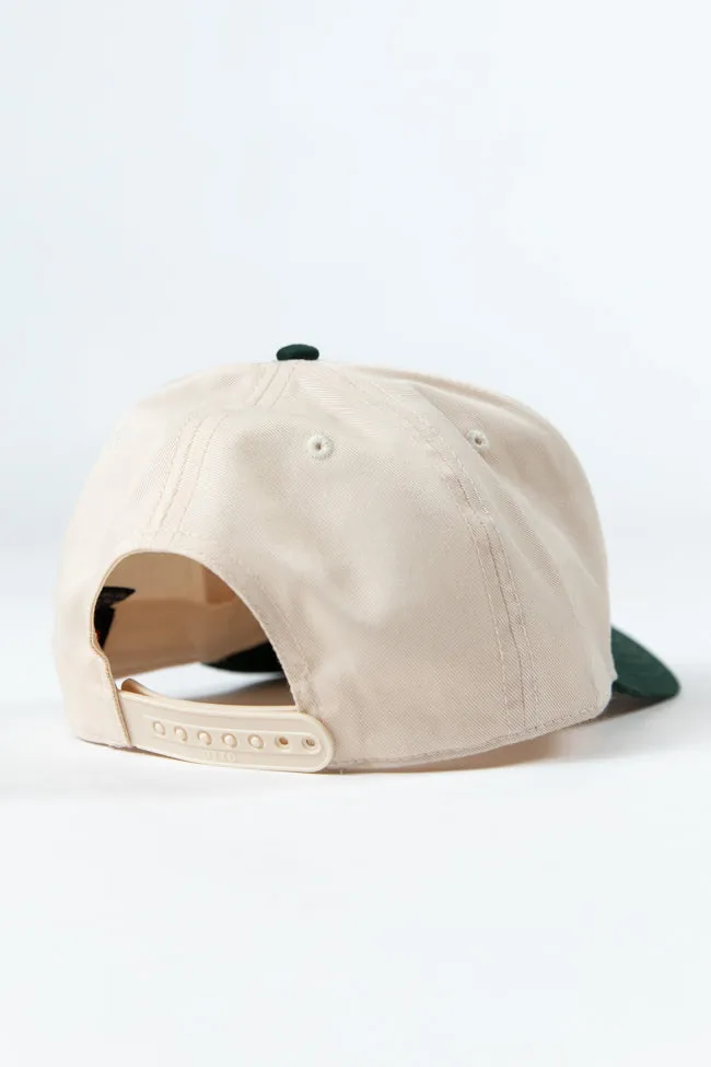 Nice List Dark Green and Khaki Trucker Hat sold by Pink Lily product image thumbnail 4