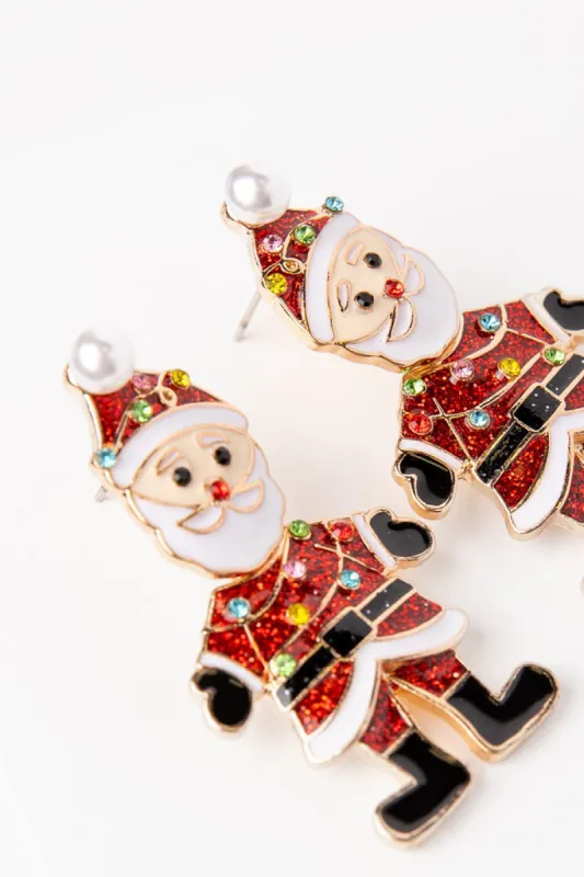 Christmas Santa Claus Earrings sold by Pink Lily