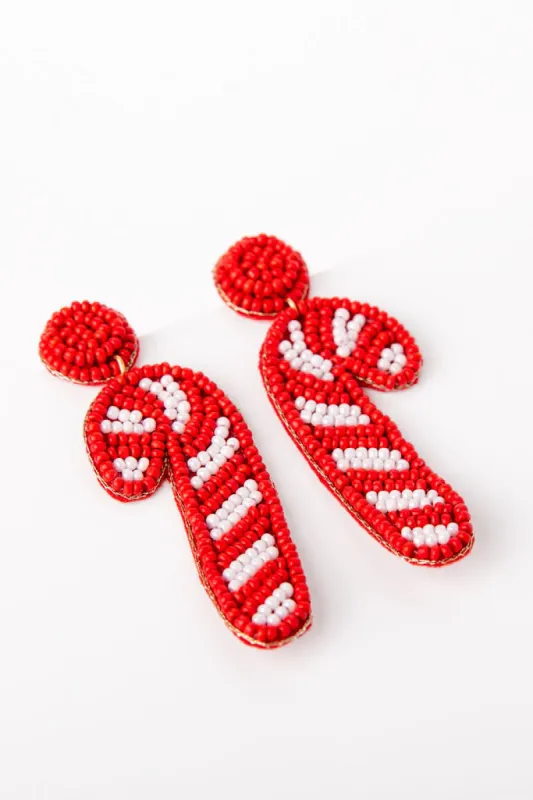 Candy Cane Earrings sold by Pink Lily