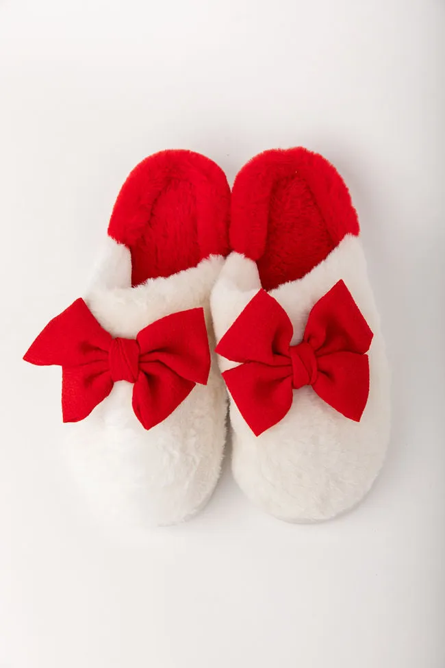 Red Bow Slippers SALE sold by Pink Lily product image thumbnail 2